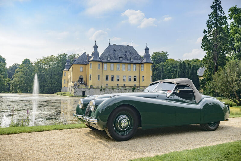 Jaguar XK120 belangrijk eerste wapenfeit van de Britten